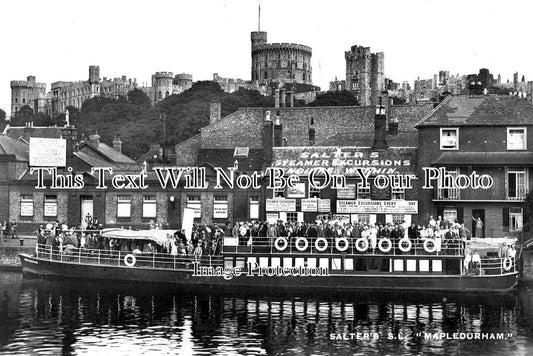 BK 1225 - Salters Steamer Mapledurham, At Windsor Wharf, Berkshire