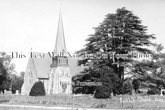 BK 1229 - Barkham Church, Berkshire