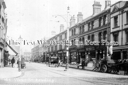 BK 125 - West Street, Reading, Berkshire c1908