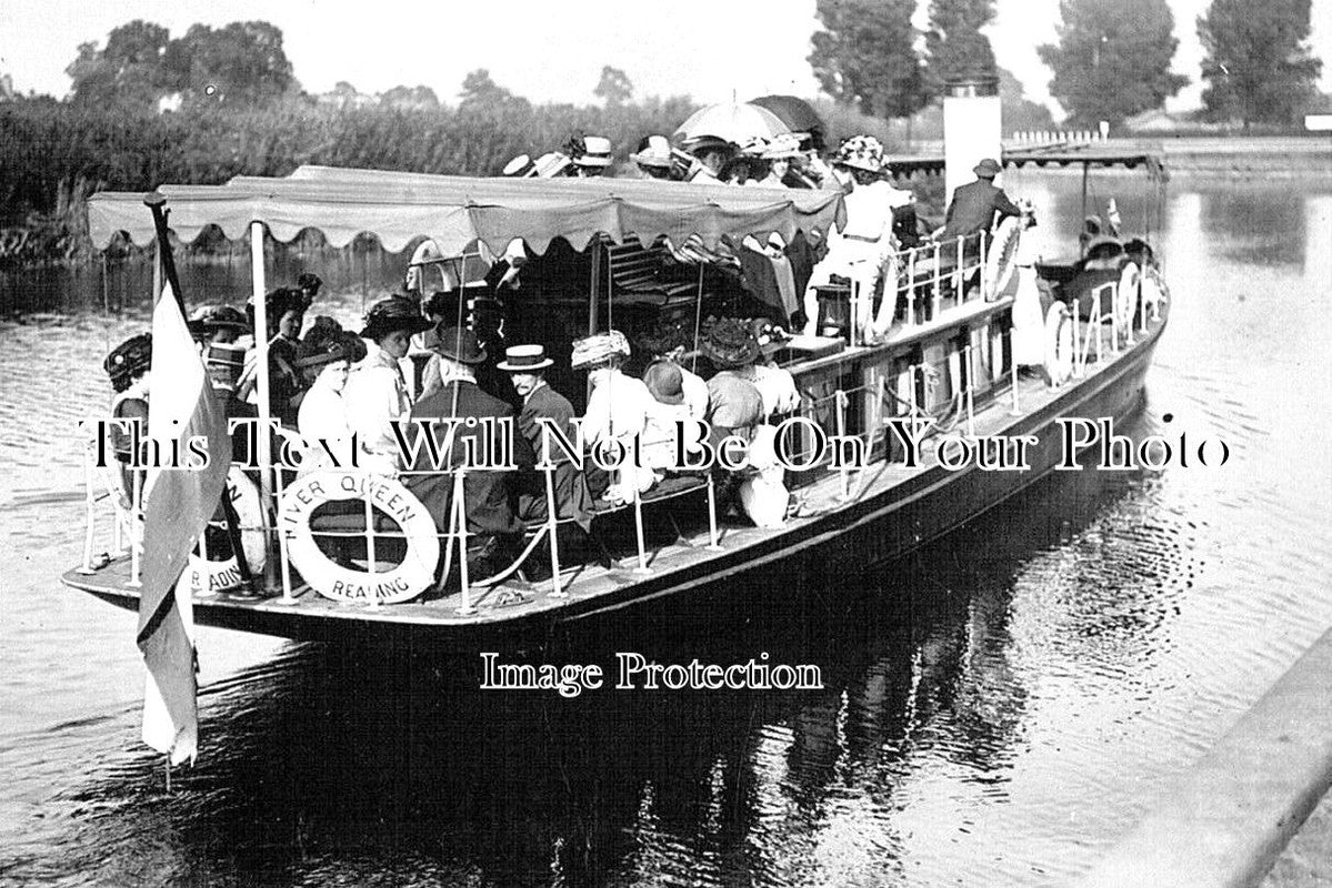 BK 1257 - River Queen Pleasure Boat, Reading, Berkshire c1910