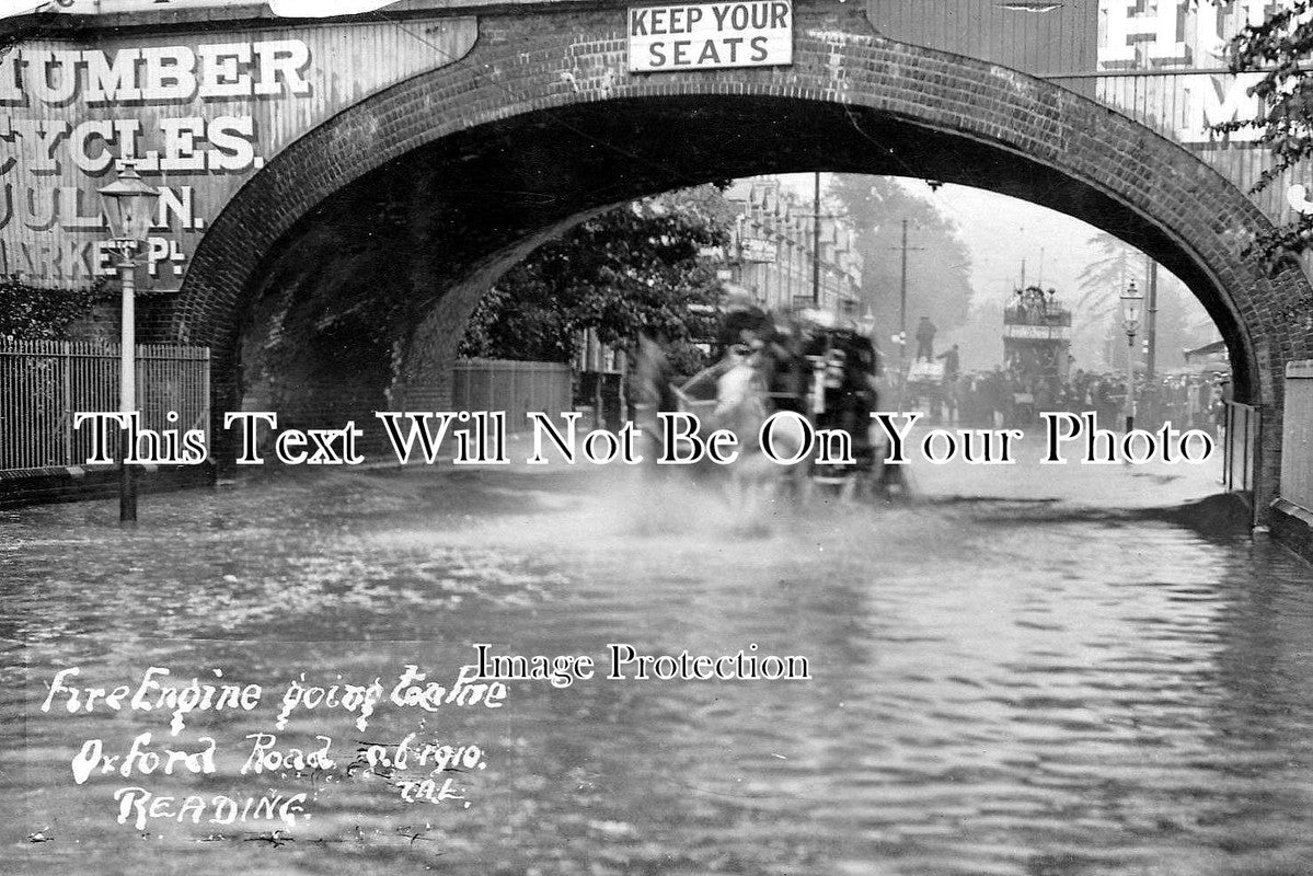 BK 1259 - Reading Floods, Berkshire 1910