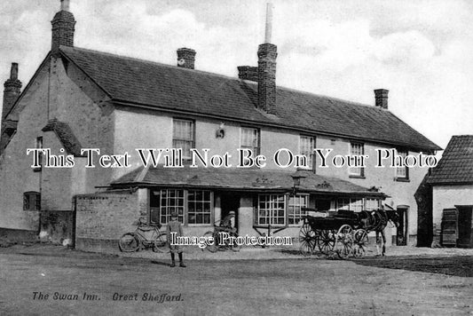 BK 137 - The Swan Inn, Great Shefford, Berkshire c1908