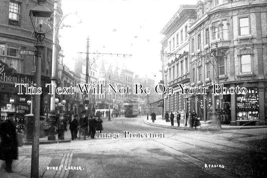 BK 1370 - Duke Street Corner, Reading, Berkshire c1909