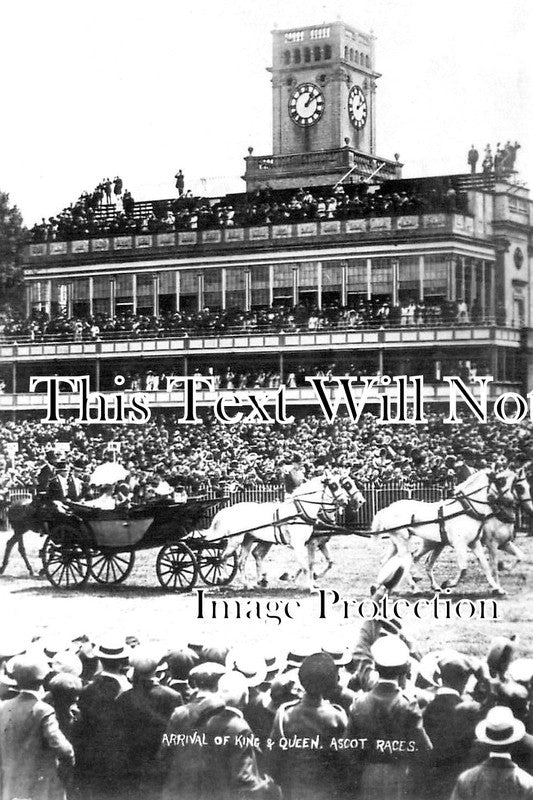 BK 1401 - Arrival King & Queen, Ascot Racecourse, Berkshire