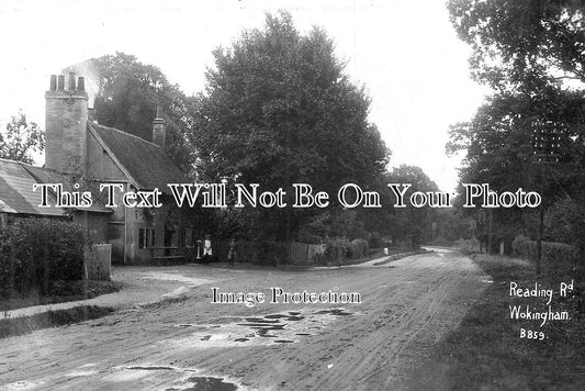 BK 1466 - The Pheasant Pub, Reading Road, Wokingham, Berkshire c1913