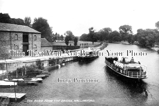BK 1472 - River From Bridge, Wallingford, Berkshire