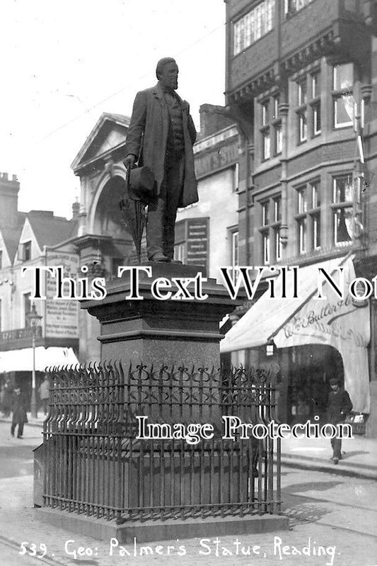 BK 1478 - George Palmers Statue, Reading, Berkshire