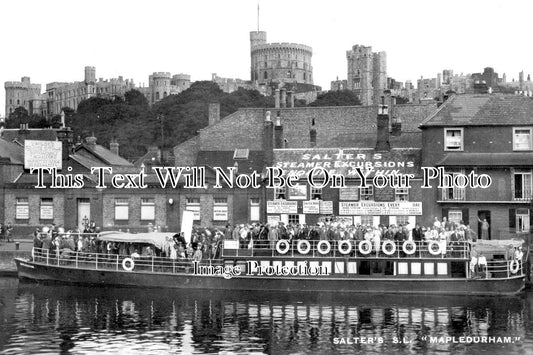 BK 1500 - Salters Steam Launch, Mapledurham Thames Windsor, Berkshire 1937