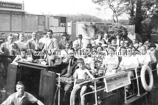BK 1546 - Oxford & Kingston Paddle Steamer, Caversham Lock, Berkshire