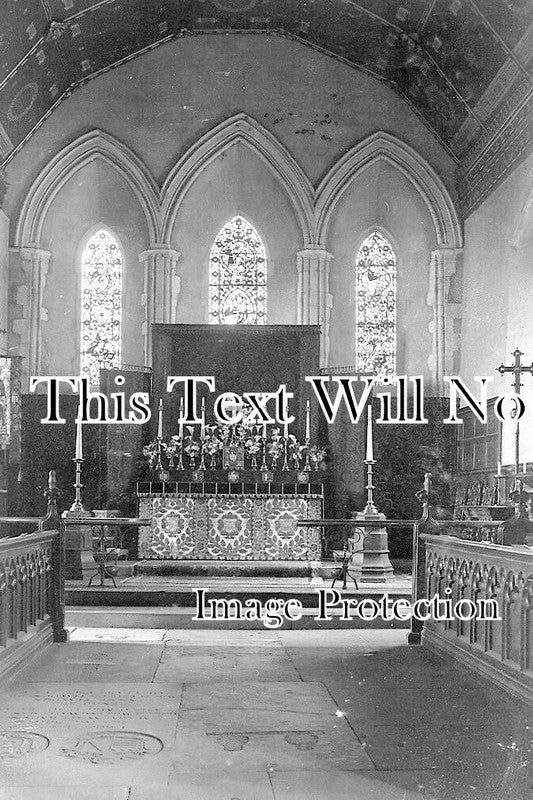 BK 1576 - Church Interior, Reading, Berkshire c1905