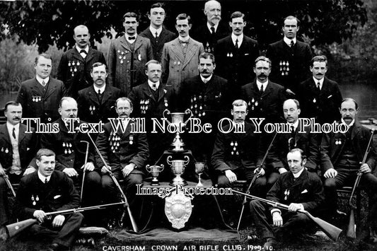 BK 160 - Caversham Crown Air Rifle Club 1909 - 10, Berkshire