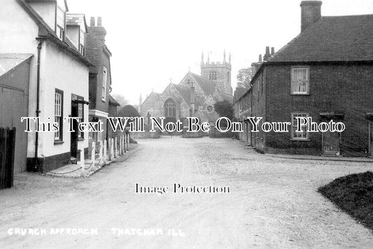 BK 1606 - Church Approach, Thatcham, Berkshire c1930