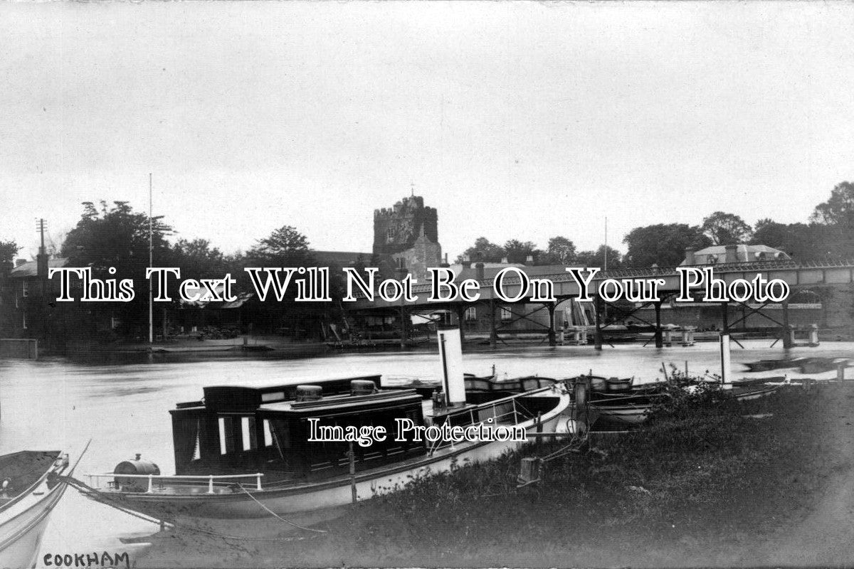 BK 161 - Cookham, Berkshire c1908 - Thames & Boat