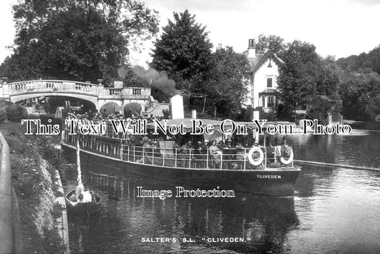 BK 1614 - Salter's SL Cliveden, River Thames, Berkshire