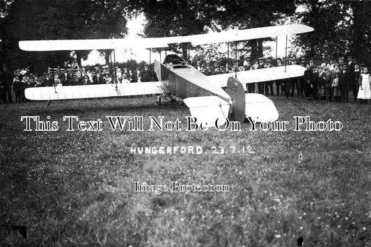 BK 1654 - Hungerford Aeroplane, Biplane, Berkshire