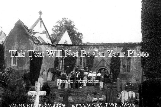 BK 1757 - Wargrave Church After The Fire, Berkshire 1914