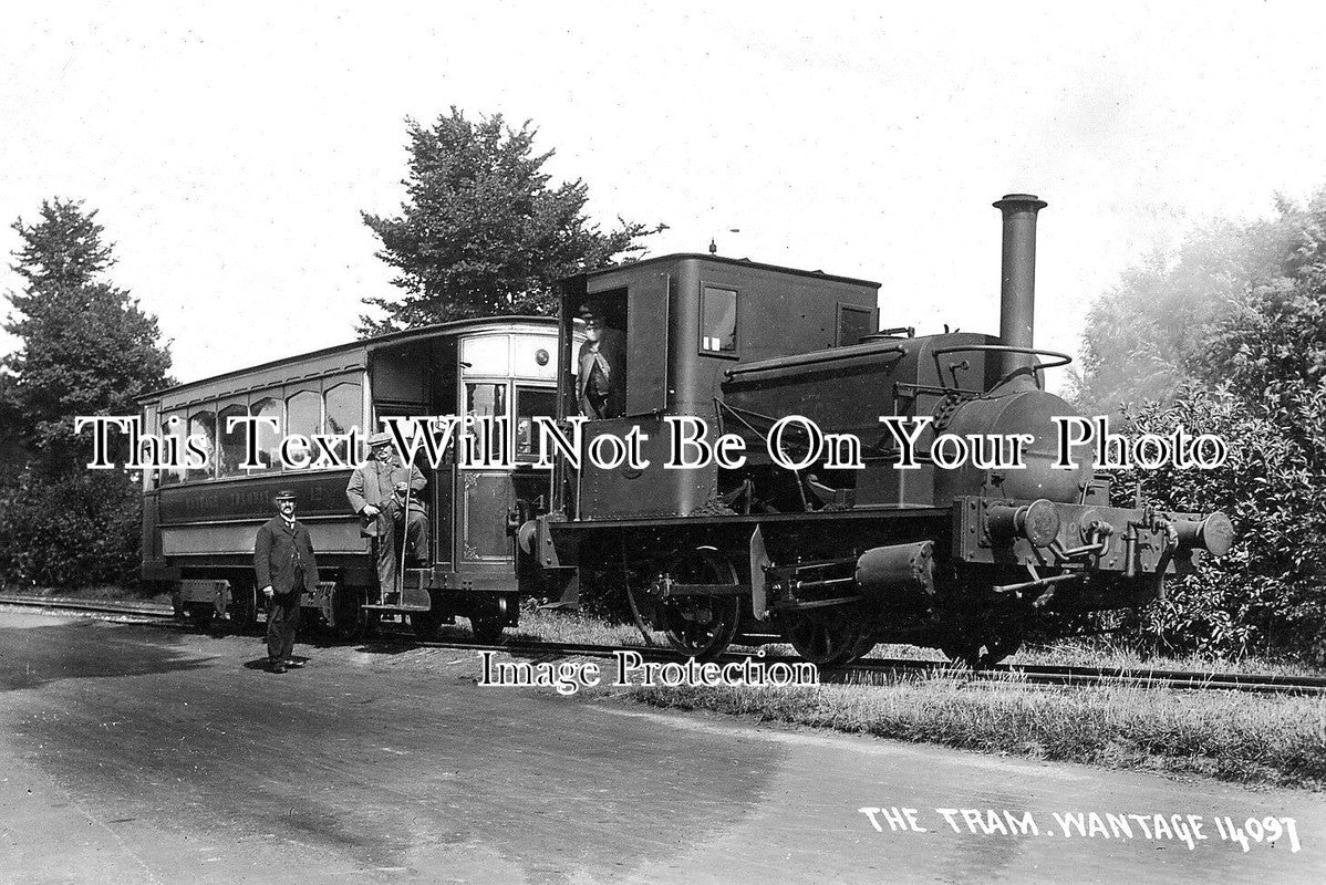 BK 1806 - The Tram Steam Engine Train, Wantage Railway, Berkshire