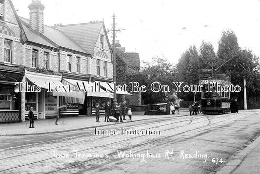 BK 1911 - Tram Terminus, Wokingham Road, Reading, Berkshire