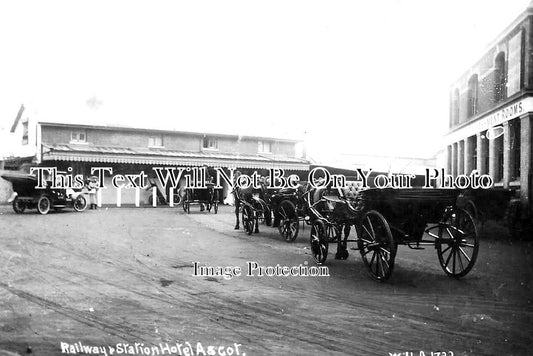 BK 1951 - Ascot Railway Station & Station Hotel, Berkshire