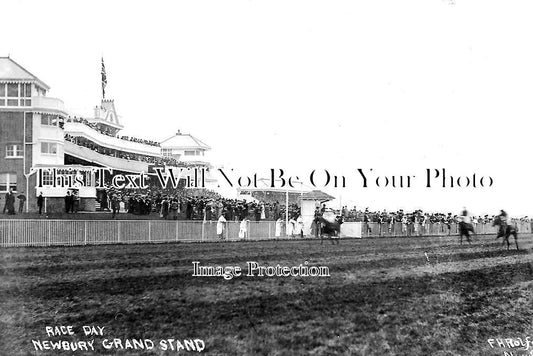BK 1962 - Race Day, Newbury Grand Stand, Berkshire c1905