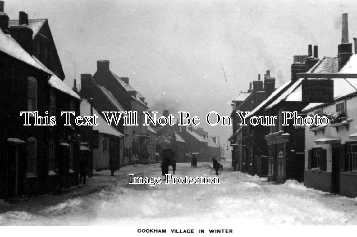 BK 197 - Cookham Village In Winter, Berkshire c1918
