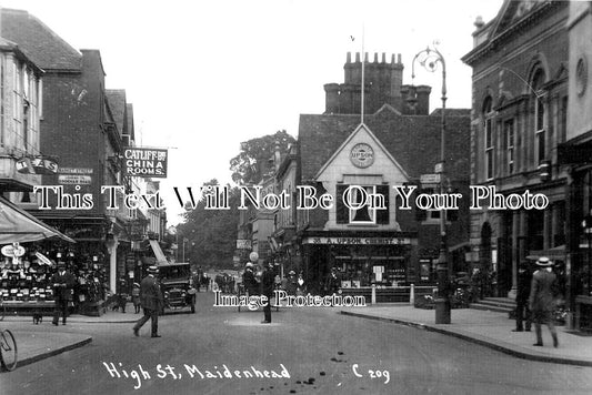 BK 1985 - High Street, Maidenhead, Berkshire c1914