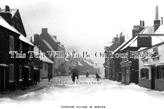 BK 2002 - Cookham Village In Winter, Berkshire c1909