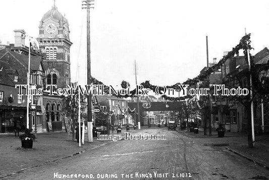 BK 2070 - Hungerford During The Kings Visit, Berkshire 1912
