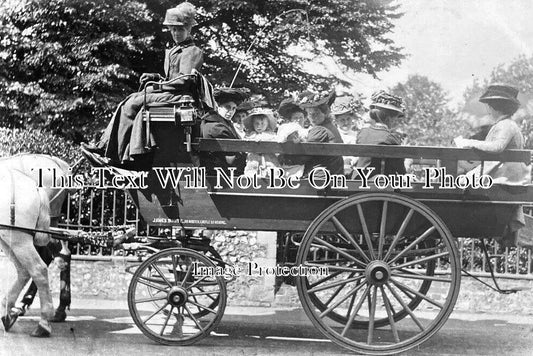 BK 2083 - Reading Horse & Cart, Berkshire c1909