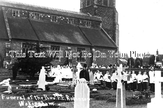 BK 2149 - Funeral Of Rev FE Robinson, Wokingham, Berkshire