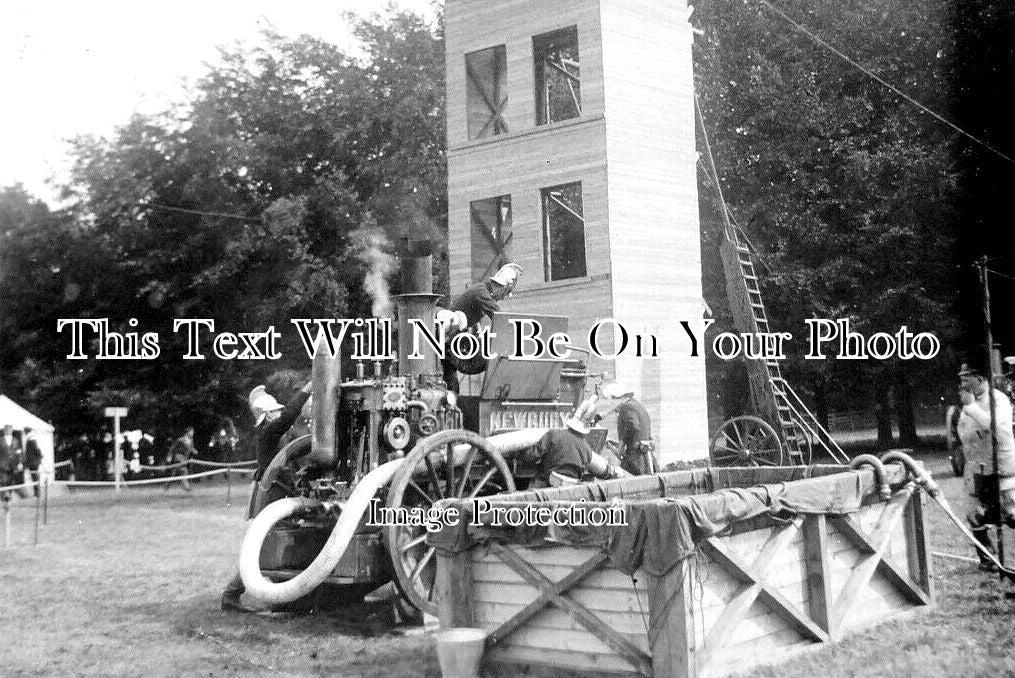 BK 2153 - Fire Brigade Exercise At Eton, Berkshire
