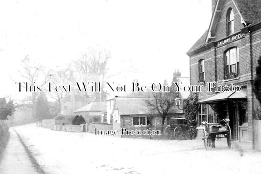 BK 2185 - The Railway Hotel, Stratfield Mortimer, Reading, Berkshire c1908