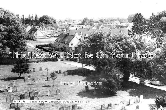 BK 2208 - View From Marcham Church Tower, Berkshire c1969