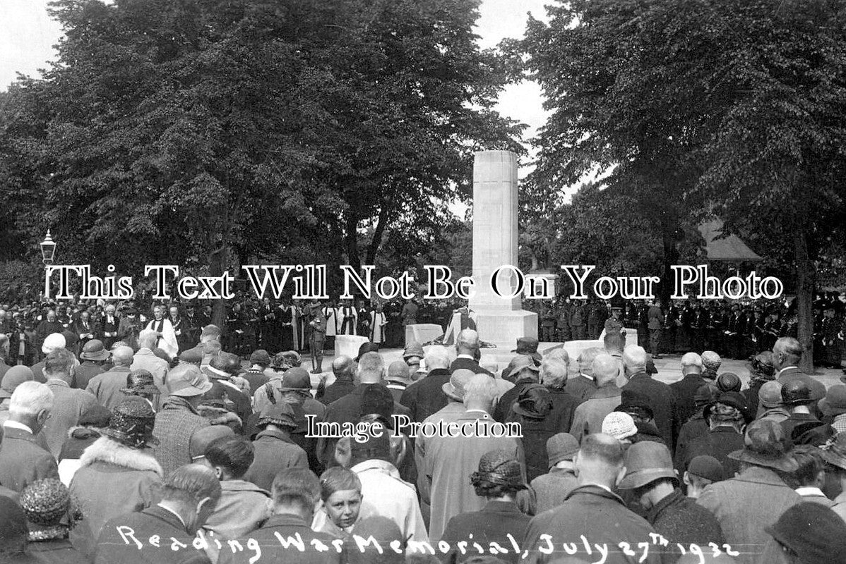 BK 2255 - Reading War Memorial, Berkshire 1932 WW1
