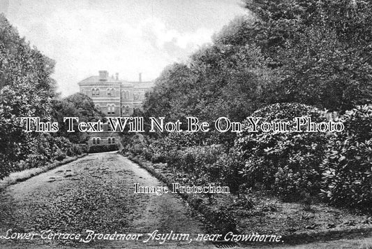BK 2272 - Lower Terrace, Broadmoor Asylum, Crowthorne, Berkshire c1912