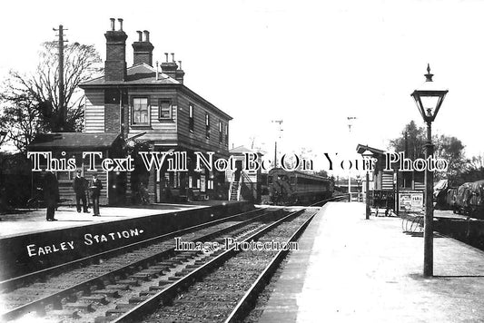 BK 2283 - Earley Railway Station, Berkshire c1910
