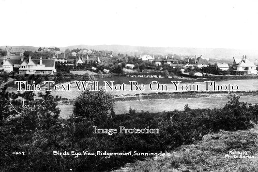 BK 2286 - Birds Eye View Of Ridgemount, Sunningdale, Berkshire