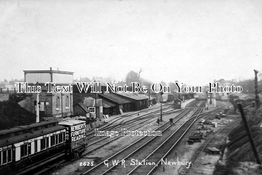 BK 232 - GWR Newbury Railway Station, Berkshire c1905
