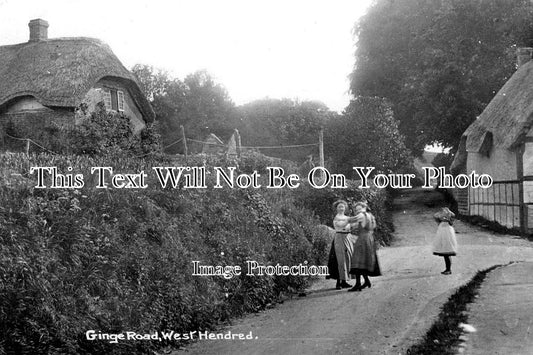 BK 2415 - Ginge Road, West Hendred, Berkshire c1913