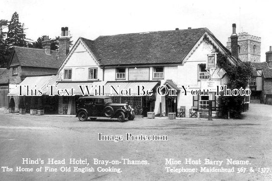BK 2468 - Hinds Head Hotel, Bray On Thames, Berkshire