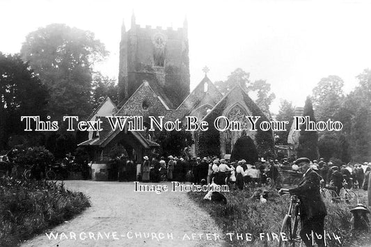 BK 2602 - Wargrave Church After The Fire, Berkshire 1914