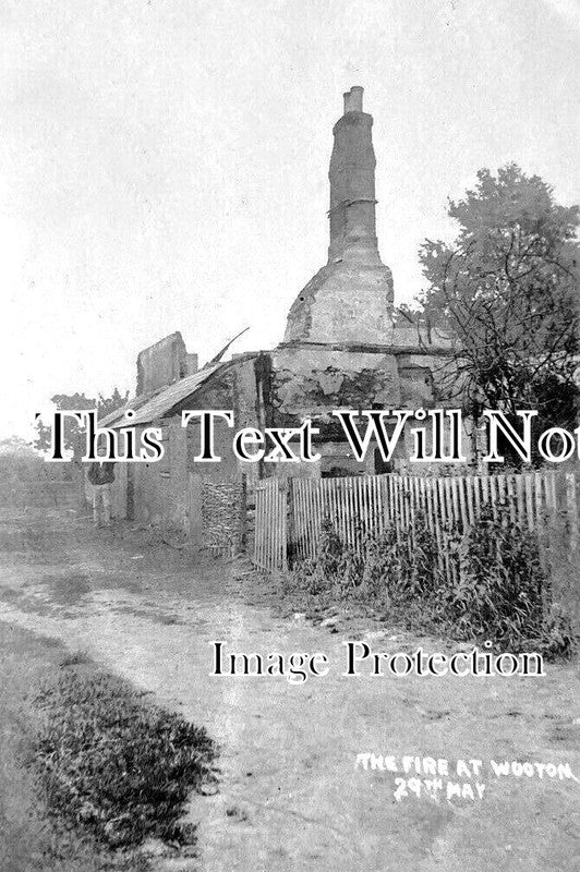 BK 2681 - The Fire At Wooton, Berkshire