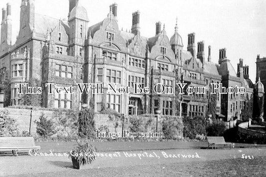 BK 2689 - Canadian Convalescent Hospital, Bearwood, Berkshire 1917 WW1