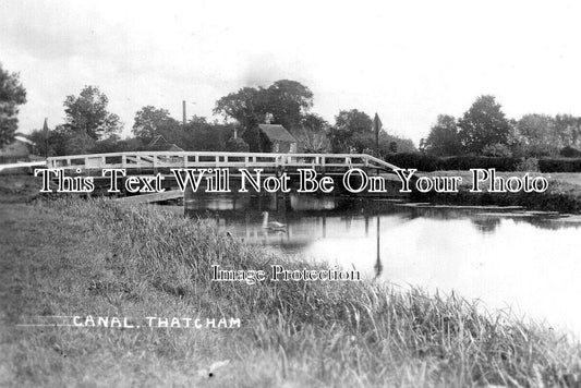 BK 2732 - Canal At Thatcham, Berkshire