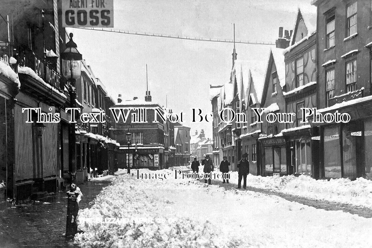 BK 2740 - The Blizzard At Abingdon, Berkshire