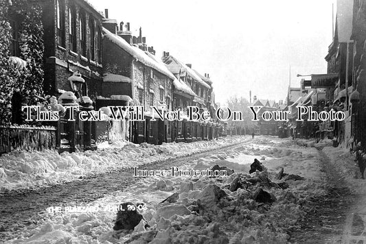 BK 2756 - The Blizzard At Abingdon, Berkshire