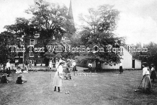 BK 2773 - Croquet At Watlington House, Reading, Berkshire c1910