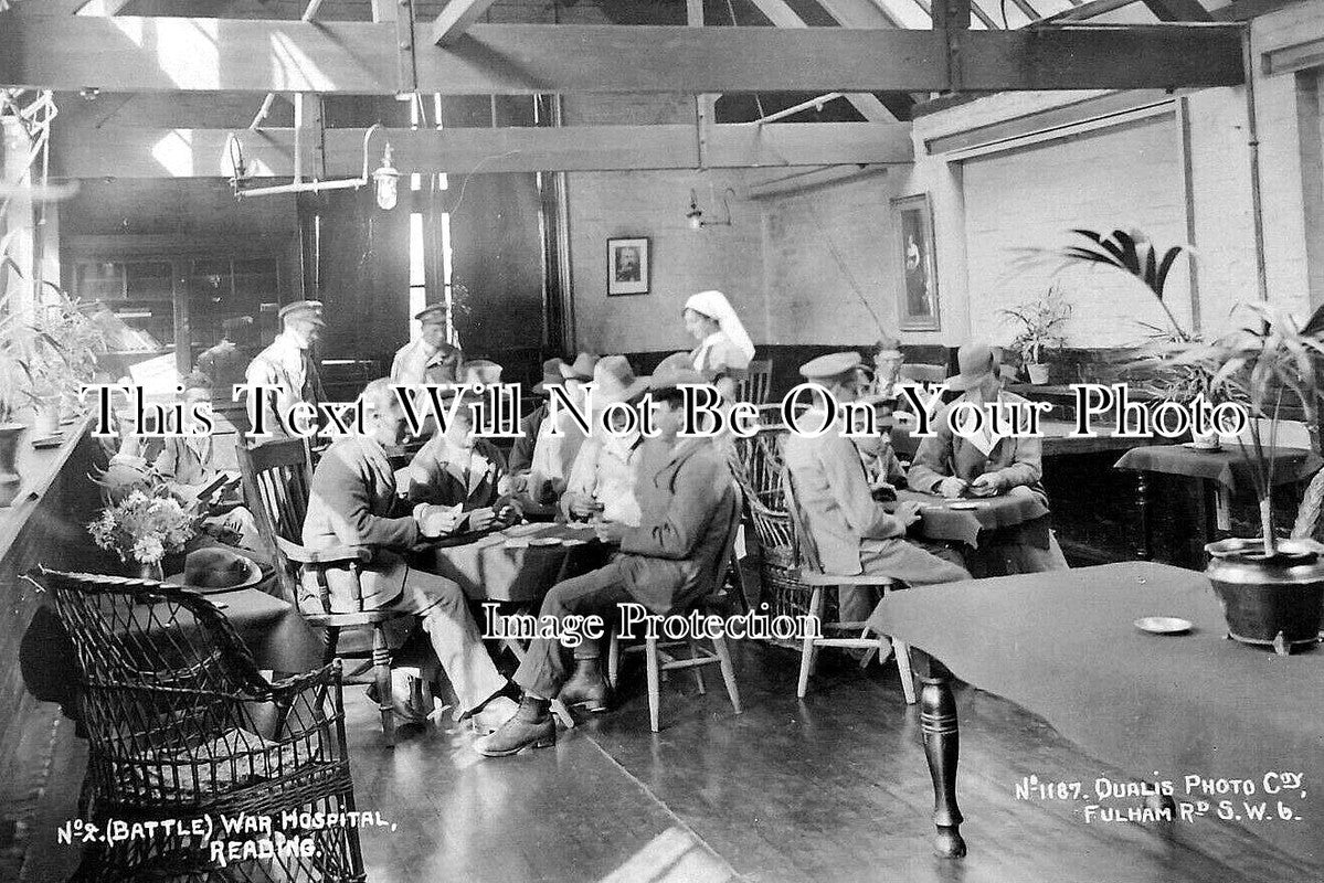 BK 2781 - Battle Military War Hospital, Reading, Berkshire WW1