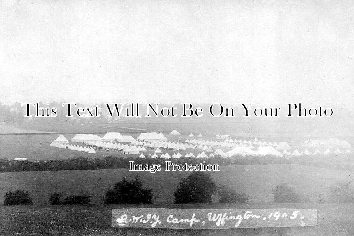 BK 2845 - RWIY Military Camp, Uffington, Berkshire 1905
