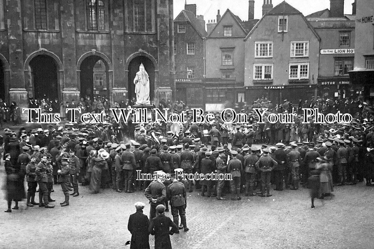 BK 2858 - Military Band At Abingdon, Berkshire